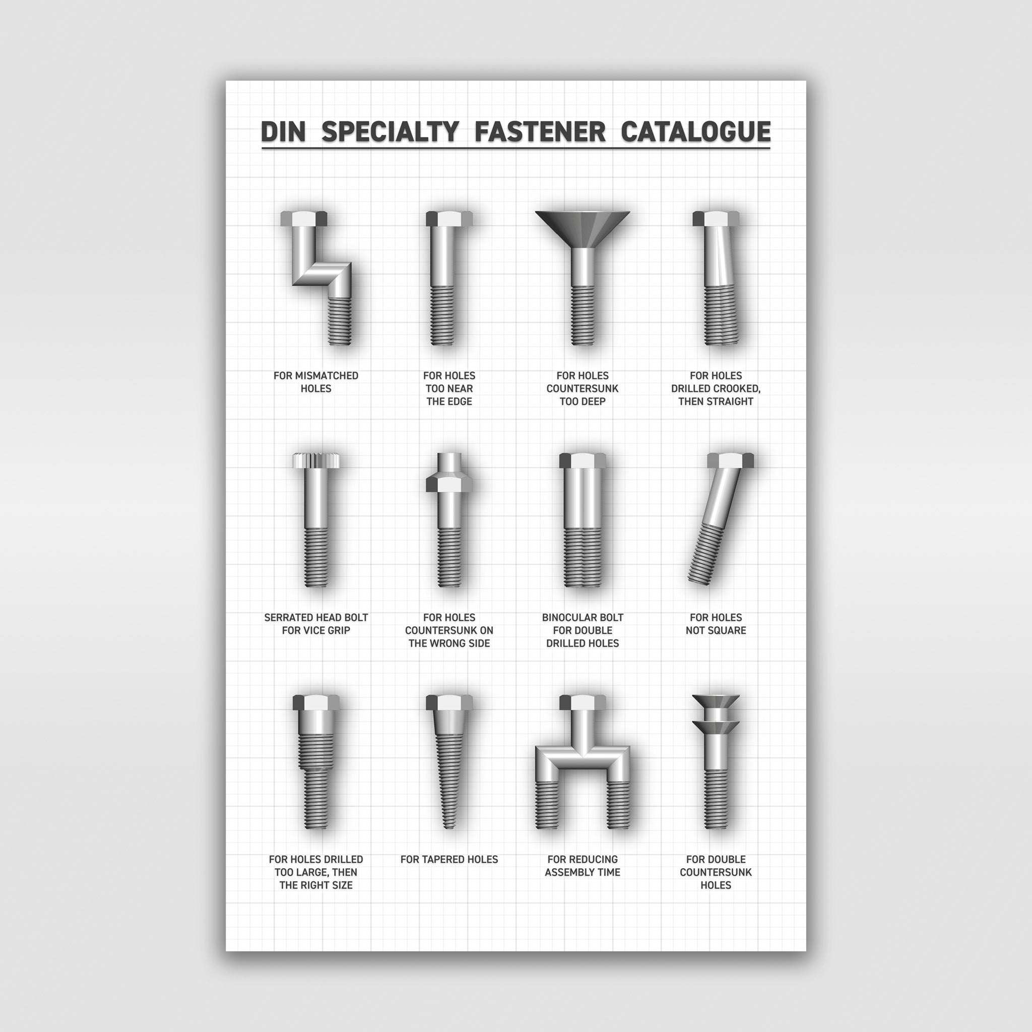 Specialty Fasteners Poster – MYNYMAL